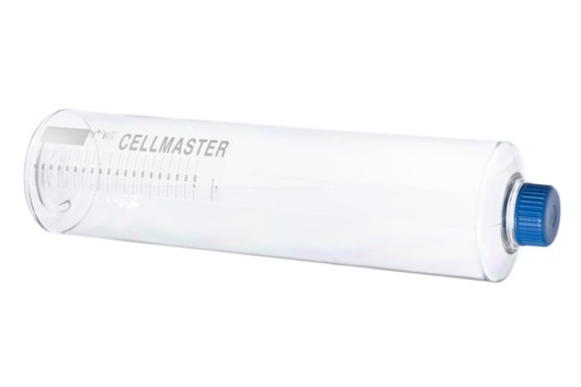Greiner Bio-One Cell Culture Roller Bottle, 1 × L, PS, Long Form, Smooth Surface, 122/500 MM, 1,700 cm² Growth Area, 4,970 ml, Filter Screw Cap, Clear, TC, Sterile, CellMaster, 12 pcs./Bag
