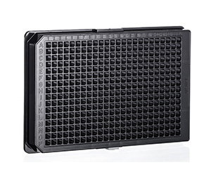 Greiner Bio-One Cell Culture Microplate, 384 Well, PS, ΜClear®, Black, Poly-D-Lysine, Cellcoat®, Lid, 20 Pcs./Bag