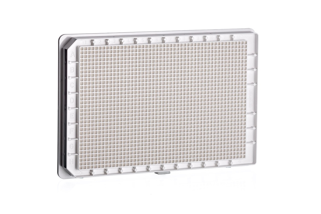 Greiner Bio-One Microplate 1536W HiBase LUMITRAC™ 600 Plate, PS, High Binding, Flat Bottom, White