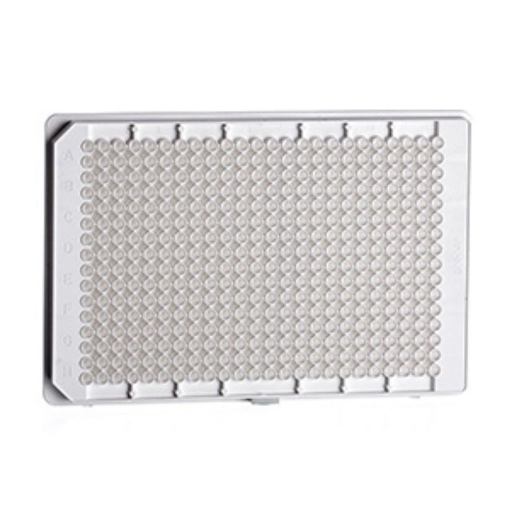 Greiner Bio-One Microplate 384W Small Volume™ LoBase, LUMITRAC™ 200 Plate, PS, Medium Binding, 25 µL/well, Flat Bottom, Chimney Style, White µClear
