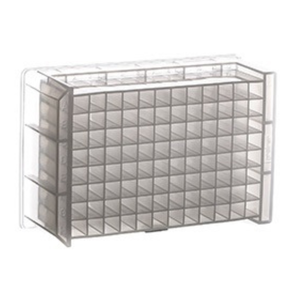 96 Deep Well MASTERBLOCK Storage Plate, PP, 2 mL/well, Square Wells, Conical Bottom, Natural, Case of 50