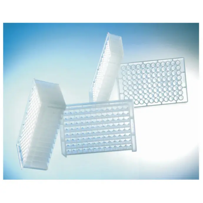 96 Deep Well MASTERBLOCK Storage Plate, PP, 2 mL/well, Square Wells, Conical Bottom, Natural, Case of 50