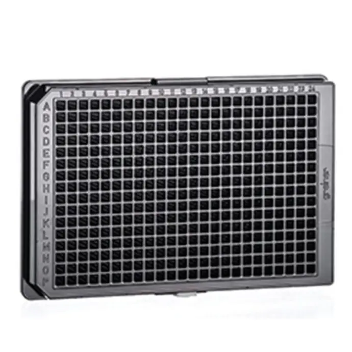 384W FLUOTRAC 600 Plate, PS, High Binding, Black, Case of 150