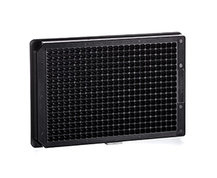Greiner Bio-One Screenstar Microplate, 384 Well, Cycloolefin Film Bottom, Black, CellCoat, Multicoat, Lid, 2 Pcs./Bag