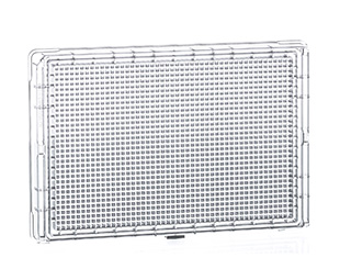 Greiner Bio-One Microplate 1536W Novartis Acoustic Dispensing Microplate, CO, De-ionized Packaging, Flat Bottom, Clear
