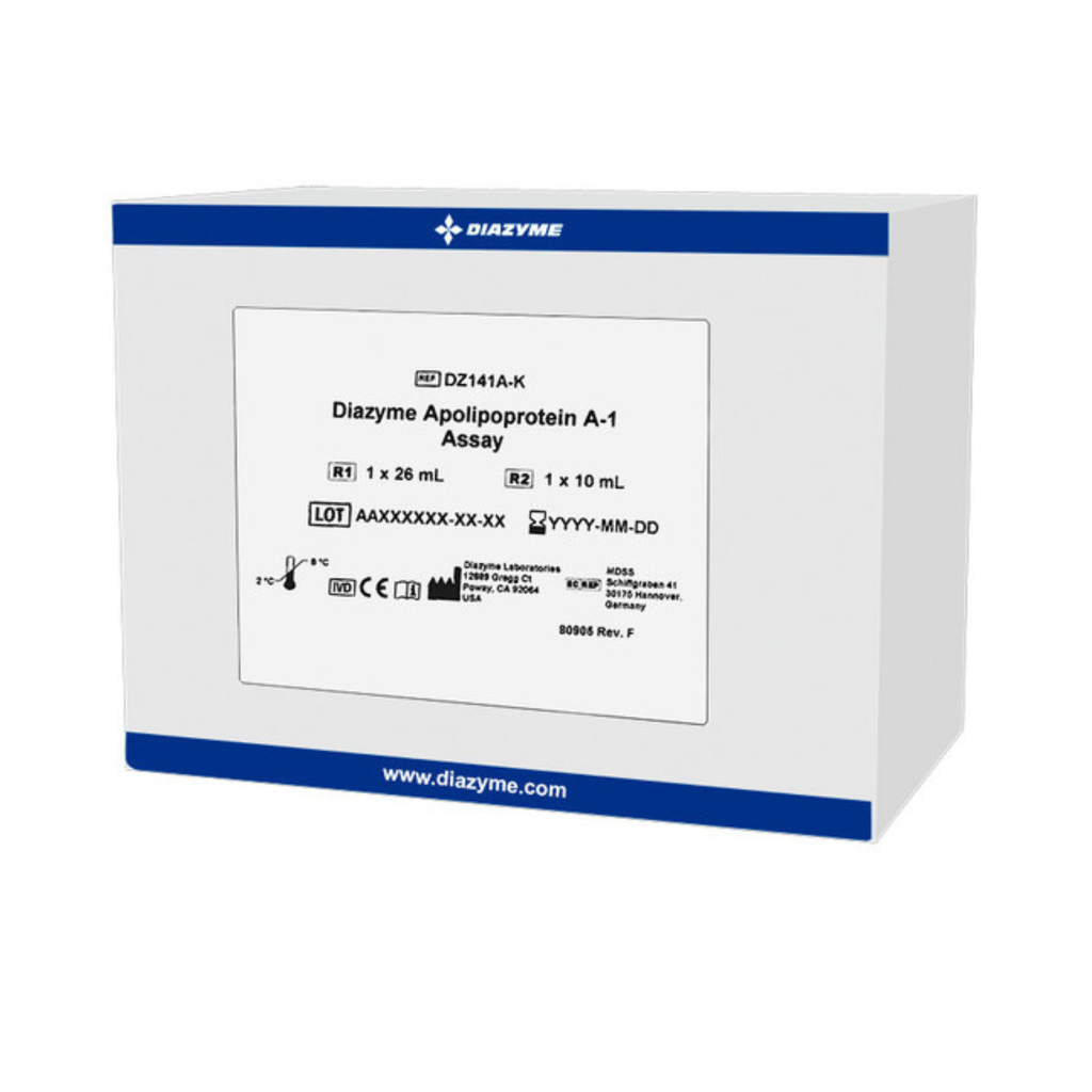 Diazyme Apolipoprotein A-1 Test kit (liquid stable), R1: 1 x 26 ml R2: 1 x 10 ml