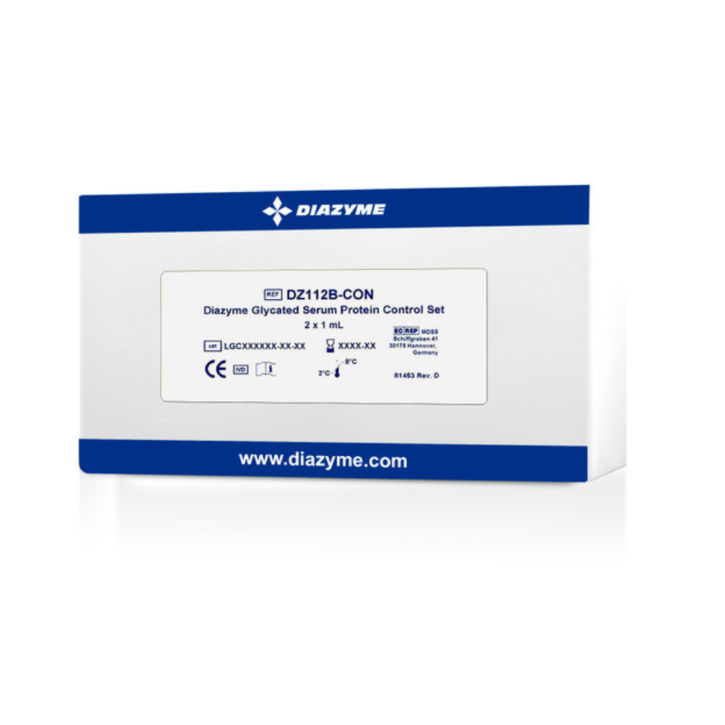 Diazyme Glycated Serum Protein Two Level Control Set