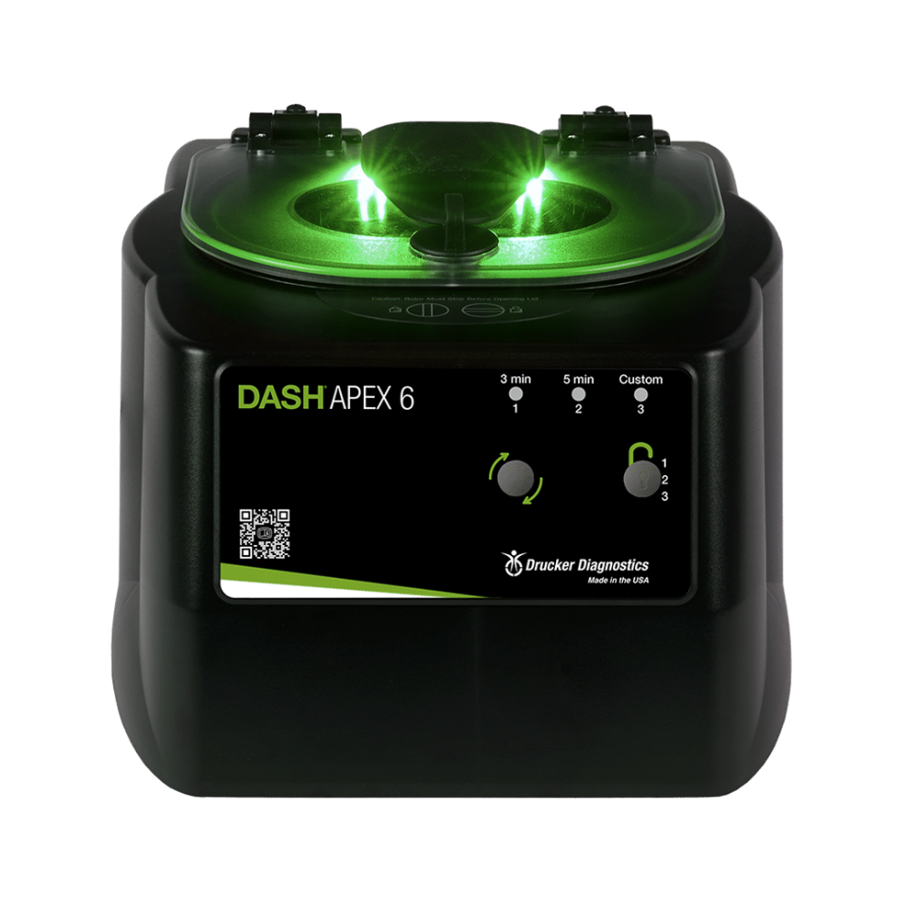 Drucker Diagnostics Model DASH Apex 6 Horizontal Centrifuge