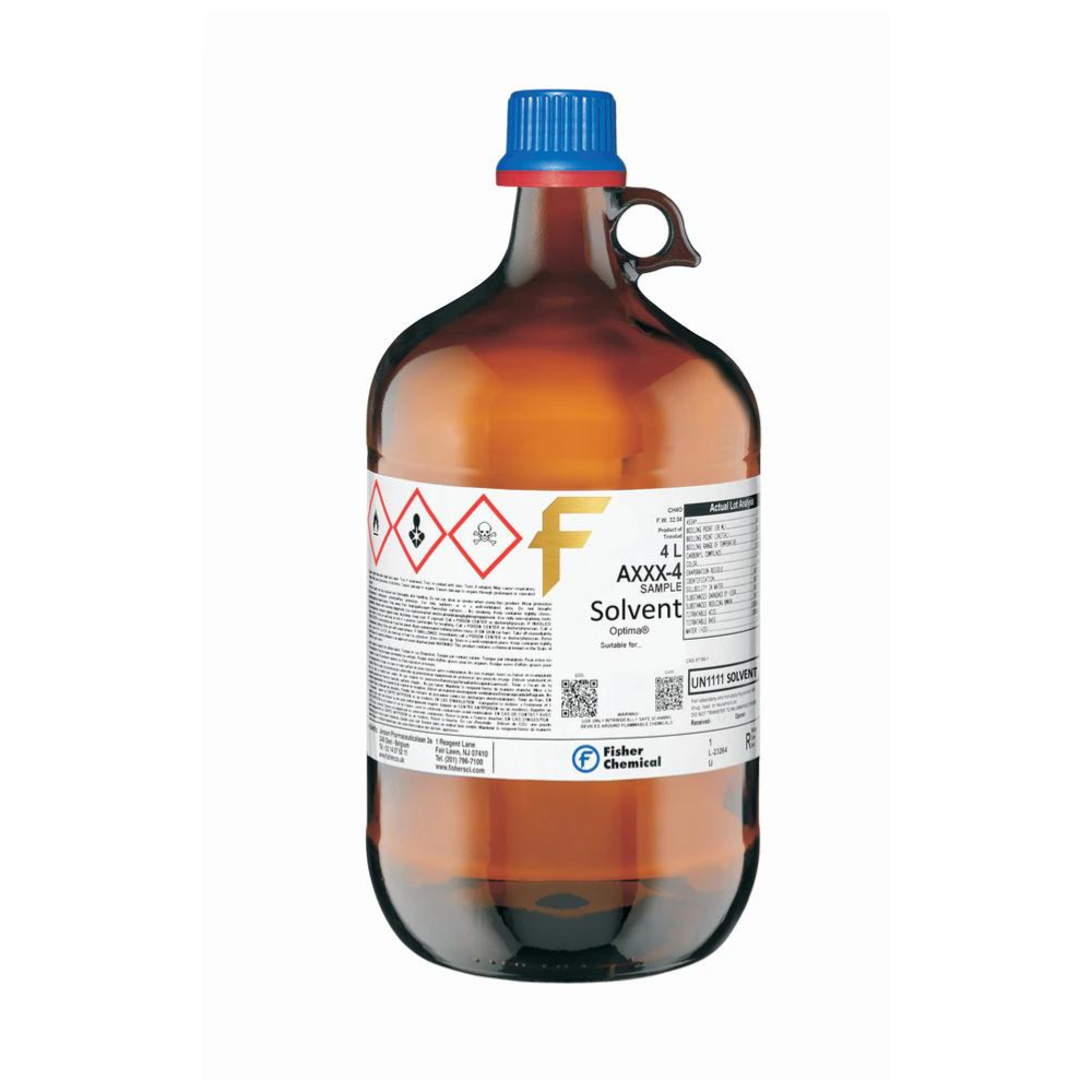 Isopropanol (IPA), Optima, Fisher Chemical, Case of 4 x 4L