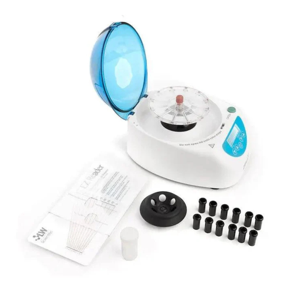 LW Scientific ZipCombo, with 6pl micro-tube rotor, 12pl crit rotor, and PCR strip rotor