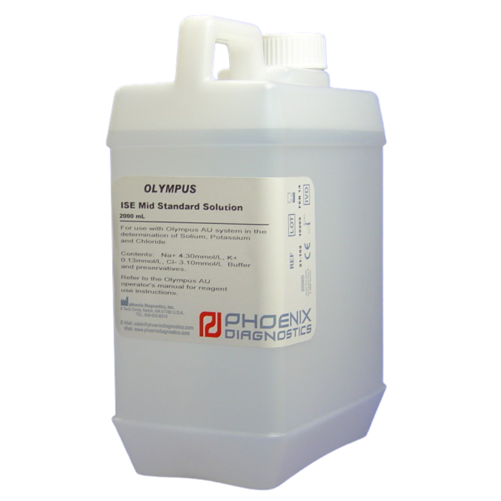 Phoenix Diagnostics ISE Mid-Standard for AU 600, AU 800, AU 1000, AU 5200, 4 x 2000ml