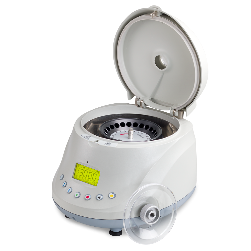 PowerSpin BX Centrifuge, variable speed 1,000-13,000 rpm, 24 place rotor, 0-99 min digital timer, 24 x Micro tube capacity, 220 V