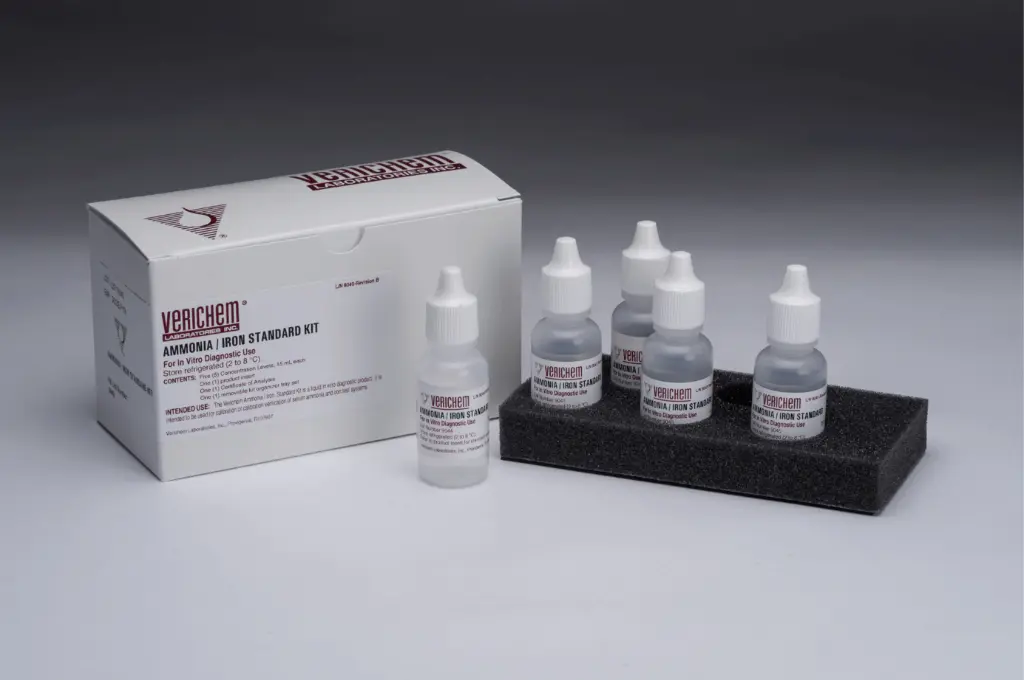 Verichem Ammonia/Iron Standard Kit, 5 x 15.0 mL