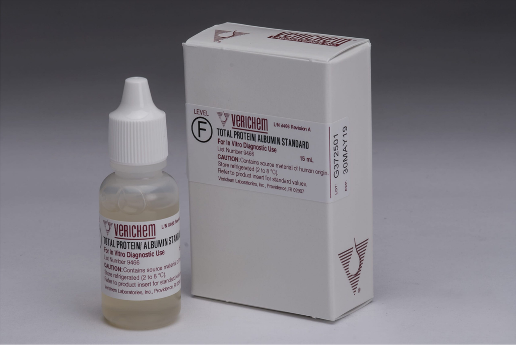 Verichem Total Protein/Albumin Standard - Level F, 1 x 15.0 mL