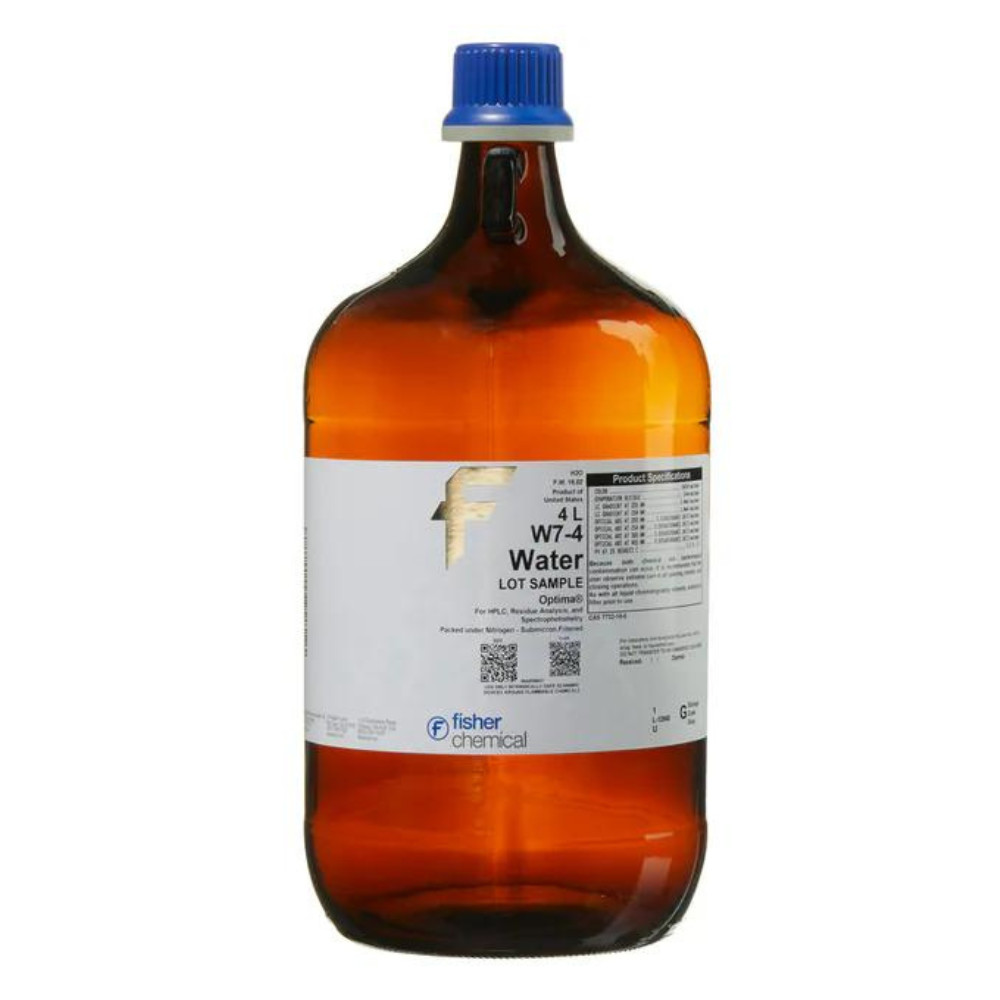 WATER OPTIMA, Fisher Chemical, Case of 4 x 4L
