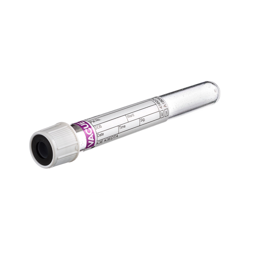 Greiner Bio-One VACUETTE Tube 6ml K3EK3EDTA NR Tr-L PNK/B 13 x 100