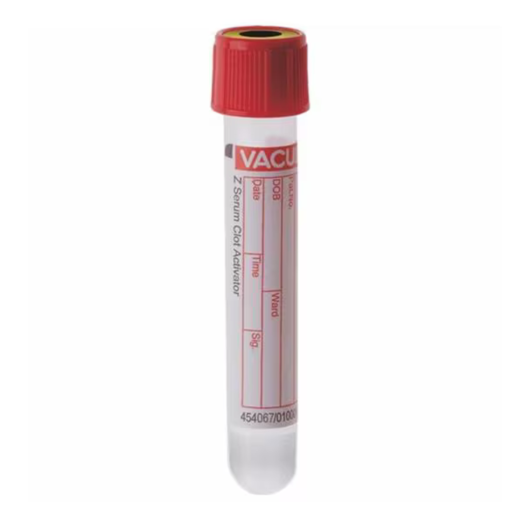 Greiner Bio-One VACUETTE Tube 3.5 ml Clot Activator Serum Separator Coated Additive Non-Rinse Red/Yellow 13 x 75 United States