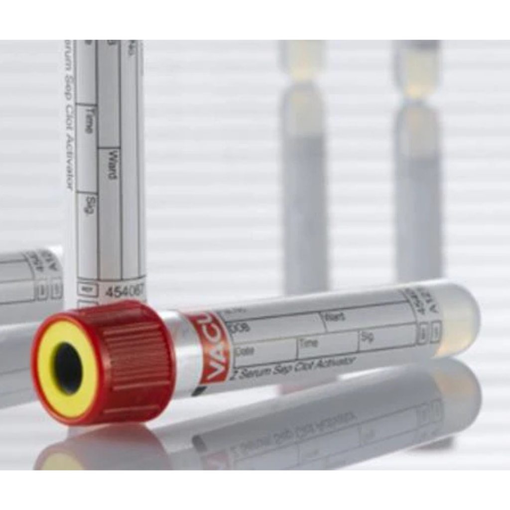 Serum, Clot Activator, Gel Sep., 4 ml, Red Pull Cap, 13x100, Case of 1200