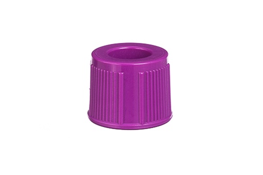 [371523] Snap Cap for Recapping 13mm Tubes, Lavender, Case of 5000