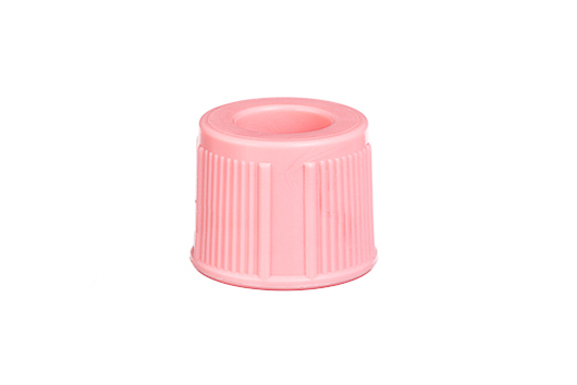 Snap Cap for Recapping 13mm Tubes, Pink, Case of 5000