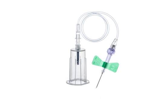 [450123] Greiner Bio-One EvoProtect Safety Blood Collection Set + Holder 21G x 3/4", 30 cm