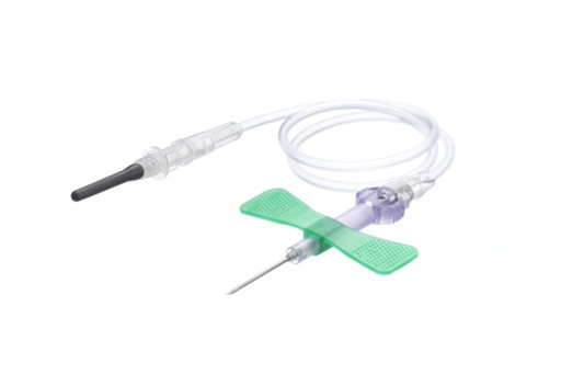 [450128] Greiner Bio-One EvoProtect Safety Blood Collection Set + Luer Adapter 21G x 3/4", 30 cm