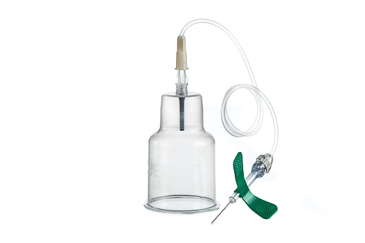 Safety Blood Collection Set w/Blood Culture Holder 21G x 12