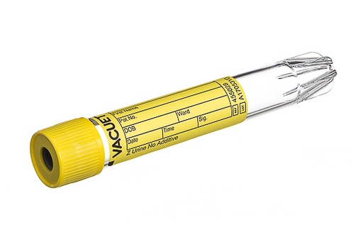 [455028] Urine No Additive, Conical Bottom, 9.5 ml, 16x100, Case of 1200