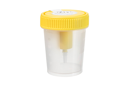 Urine Cup w.int. Transfer Device sterile, Case of 300