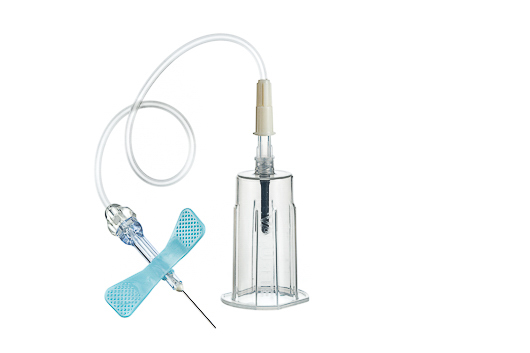 BLOODセット Greiner Bio-One Safety Blood Collection Set + Holder 23G x 19cm SP