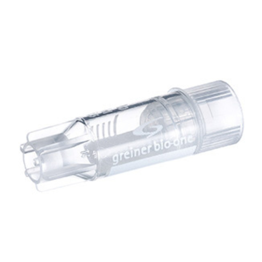 [123263] Greiner Bio-One 1 mL Cryo.s Tube, PP, Sterile, Internal Thread Natural Cap, ID Field, Starfoot Base, Conical Bottom, 150 White Cap Inserts per CS