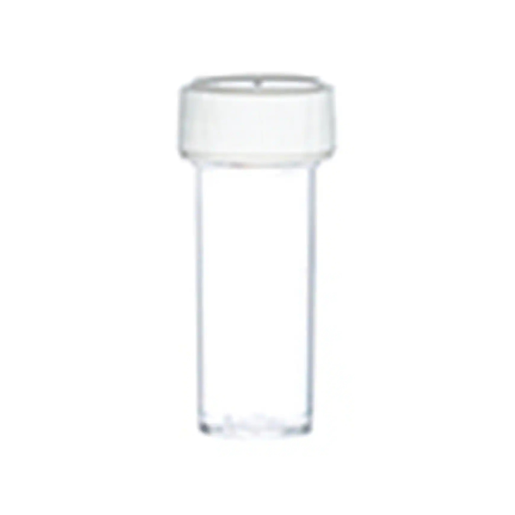 Greiner Bio-One Sample Container, PS, 18 x 50, 7mL, Flat BOT, no label