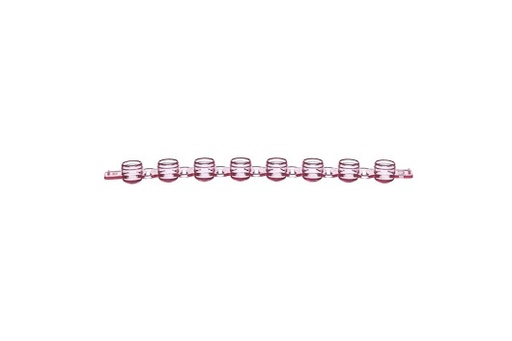 [373273] Greiner Bio-One PCR strip caps, domed lid, red