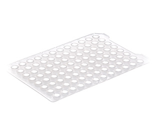 [381061] Cap Mat, EVA, Sterile, Round Nap Shape for 1 mL MASTERBLOCK & 96W PP Plates, Natural, Case of 50