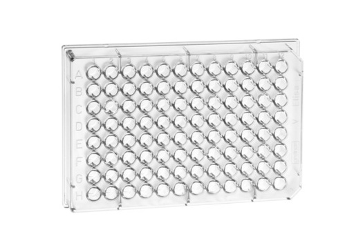 [651061] 96W MICROLON 600 Plate, PS, High Binding, Conical Bottom, Clear, Case of 40