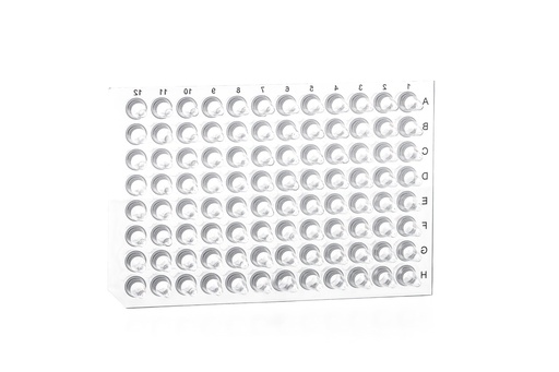 [652201] 96W PCR Plate, PP, w/o Skirt, Natural, Case of 100