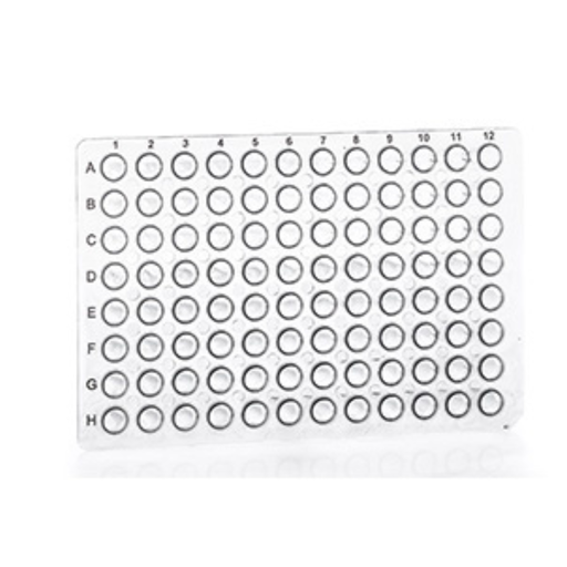 [652210] 96W PCR Plate, PP, w/o Skirt, Low Profile, Natural, Case of 100