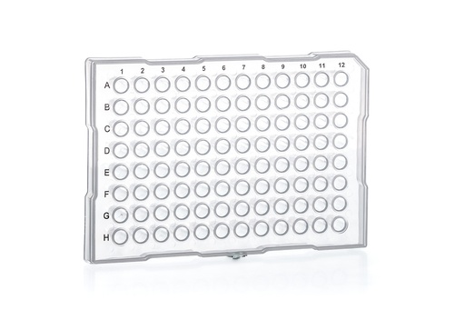 [652260] 96W PCR Plate, PP, Half-Skirt, ABI Compatible, Natural, Case of 100