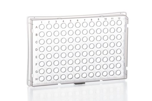 [652270] 96W PCR Plate, PP, Full-Skirt, Natural, Case of 100