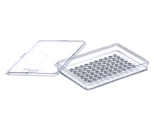 [653180] Greiner Bio-One Terasaki-Plate, 60 Well, PS, 83,3/58 MM, Clear, TC, With Lid, 10 Pcs./Bag