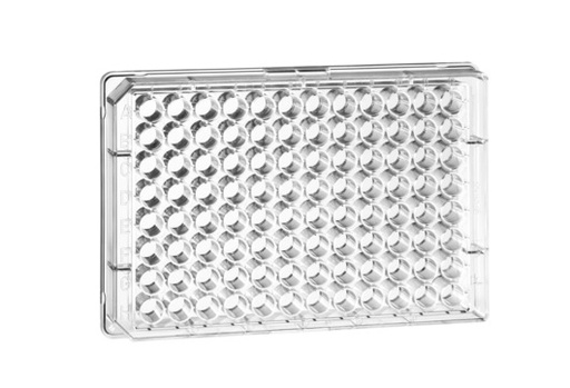 [655801] 96W UV-Star Plate (For Lower UV Applications), Flat Bottom, Chimney Style, Clear, Case of 40