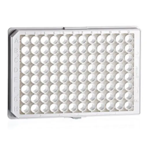 [655983] Greiner Bio-One Cell Culture Microplate 96W Advanced TC™ Plate, PS, Sterile, Flat Bottom, Chimney Style, White μClear, w/Lid