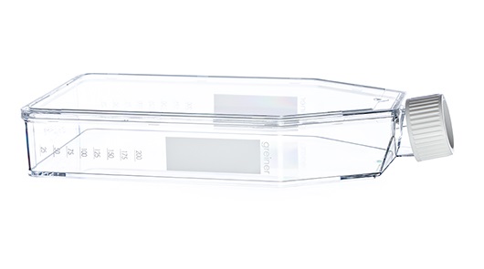 Greiner Bio-One Cell Culture Flask, 550 ml, 175 CM², PS, Clear, CellStar, Cell Repellent Surface, White Filter Screw Cap, Sterile