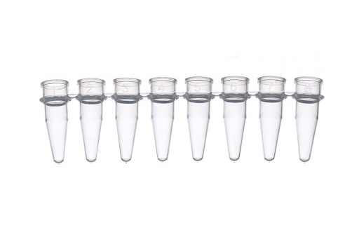 [673210] PCR 0.2ml strip tubes, clear, Case of 1250