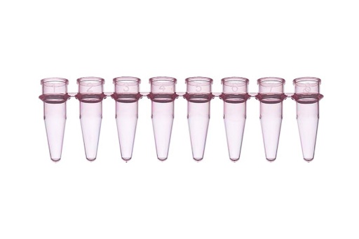 [673273] Greiner Bio-One PCR 0.2ml strip tubes, red