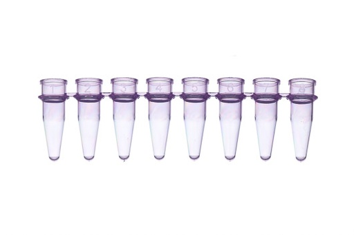 [673277] Greiner Bio-One PCR 0.2ml strip tubes, violet