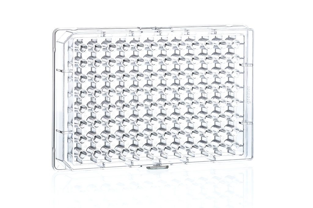 Greiner Bio-One Microplate 96W Half Area UV-Star Plate (For Lower UV APPlications), Flat Bottom, Chimney Style, Clear