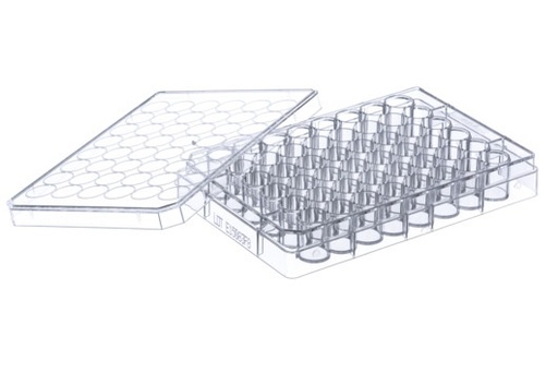 [677180] Greiner Bio-One Cell Culture Multiwell Plate, 48 Well, PS, Clear, Cellstar®, TC, Lid With Condensation Rings, Sterile, Single Packed