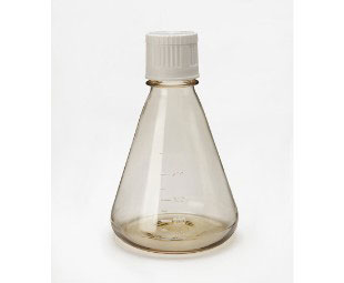 [679503] Cell culture shaker flask, 500ml, flat bottom, PC, White Duocap, clear, sterile, Case of 12