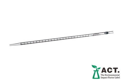 [710107] Greiner Bio-One Serological Pipette, PS, 2ml, Bulk WraPPed, Sterile, w/ 1/100 Graduations, GRN Color Code